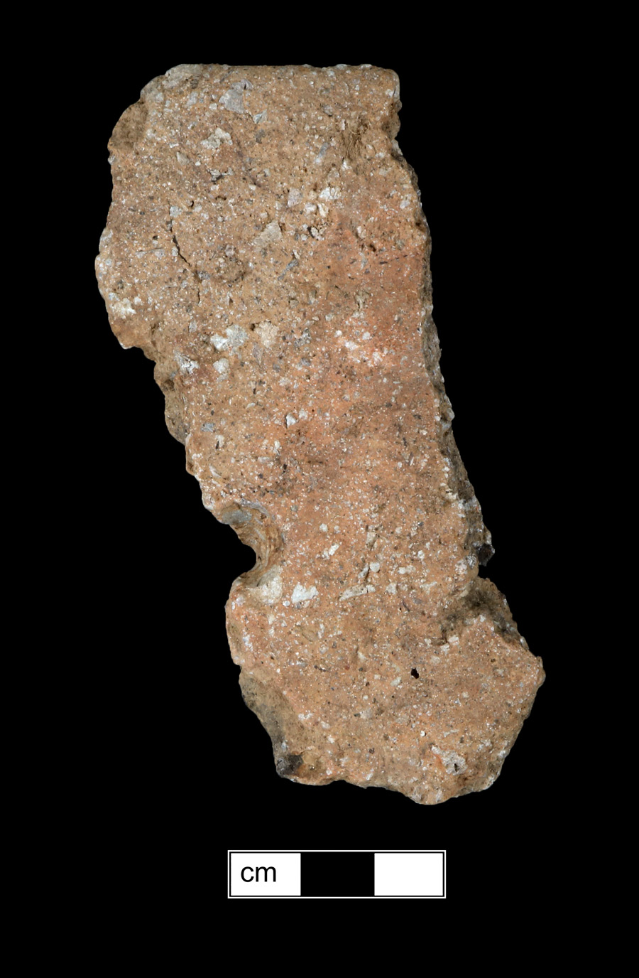 Image of ceramic, Steatite Tempered Rim with Plain/Smoothed Surface Treatment, Marcey Creek type, Undecorated