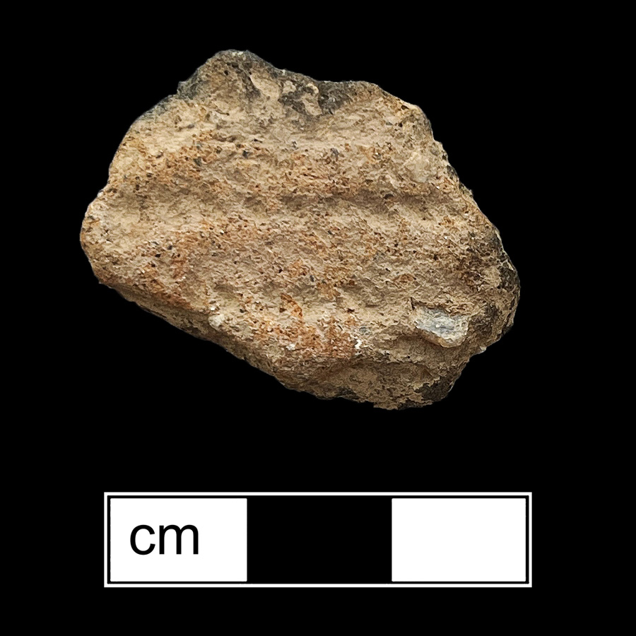 Image of ceramic, Crushed Rock Tempered Body with Unidentified Surface Treatment, Minguannan type, Direct Cord-Marked