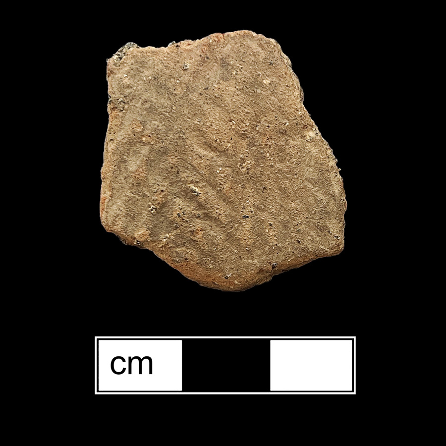 Image of ceramic, Crushed Rock Tempered Body with Cord-Marked Surface Treatment, Minguannan type, Undecorated