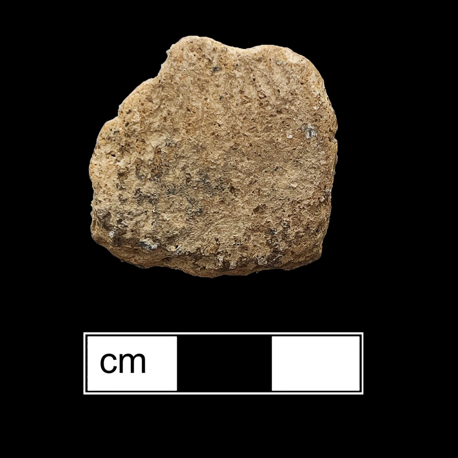 Image of ceramic, Crushed Rock Tempered Body with Cord-Marked Surface Treatment, Minguannan type, Undecorated