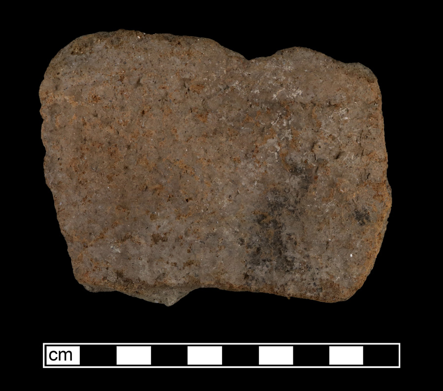 Image of ceramic, Sand Tempered Body with Net-Impressed Surface Treatment, Pope's Creek type, Undecorated
