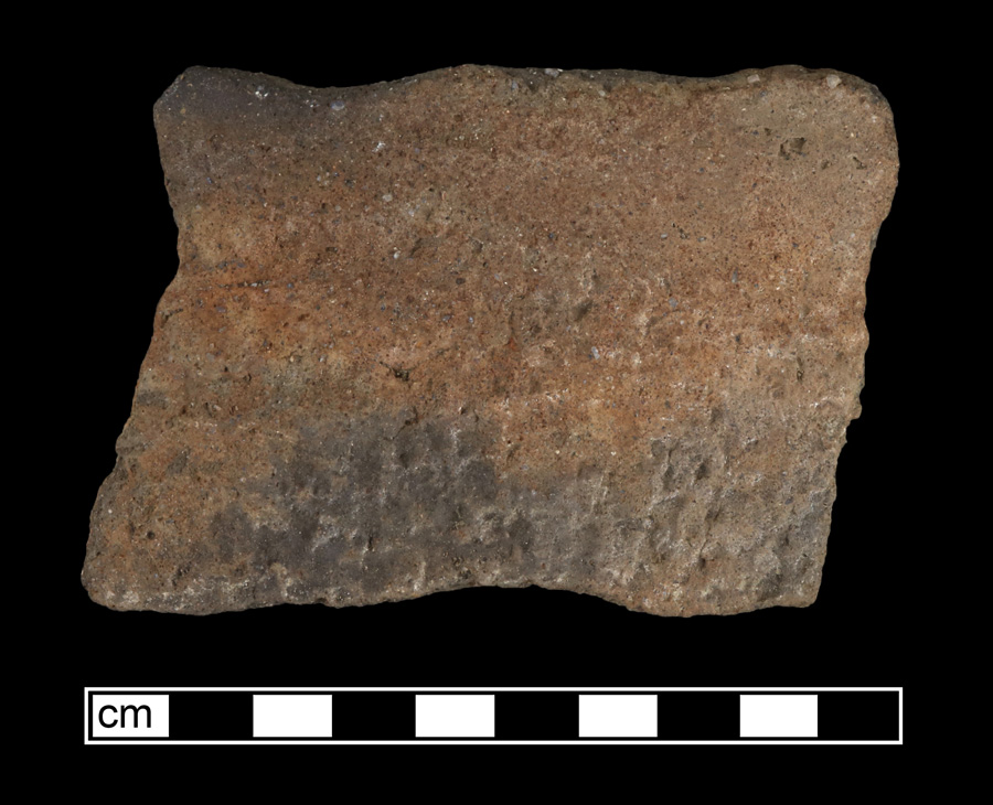 Image of ceramic, Sand Tempered Body with Net-Impressed Surface Treatment, Pope's Creek type, Undecorated