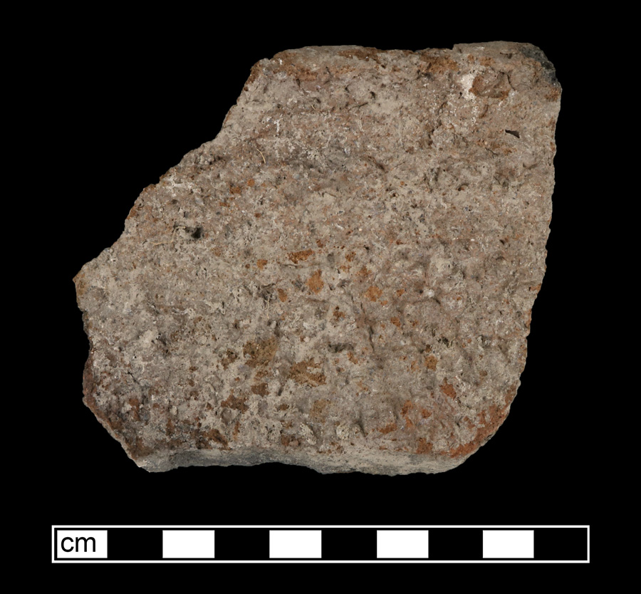 Image of ceramic, Sand Tempered Body with Net-Impressed Surface Treatment, Pope's Creek type, Undecorated
