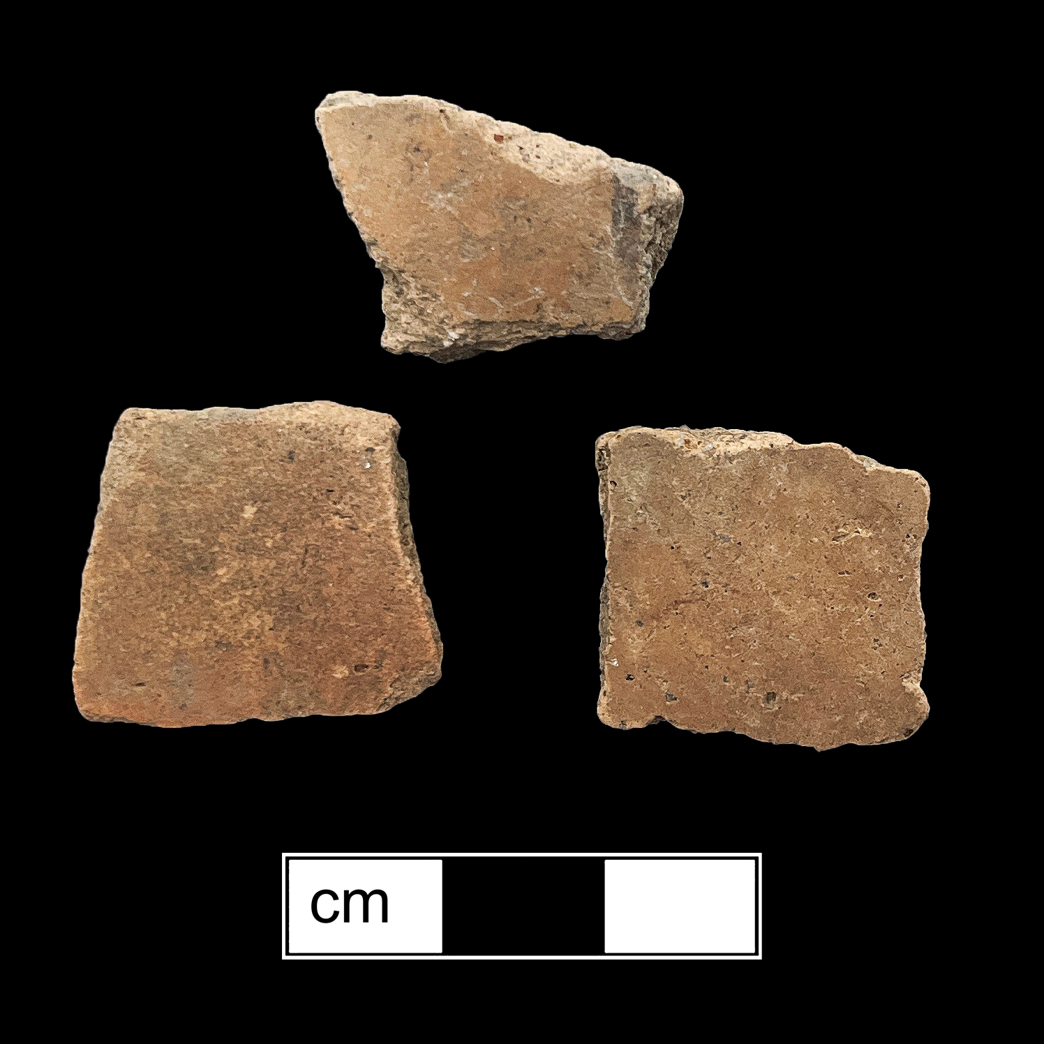 Image of ceramic, Temperless Tempered Body with Plain/Smoothed Surface Treatment, Colonoware type, Undecorated