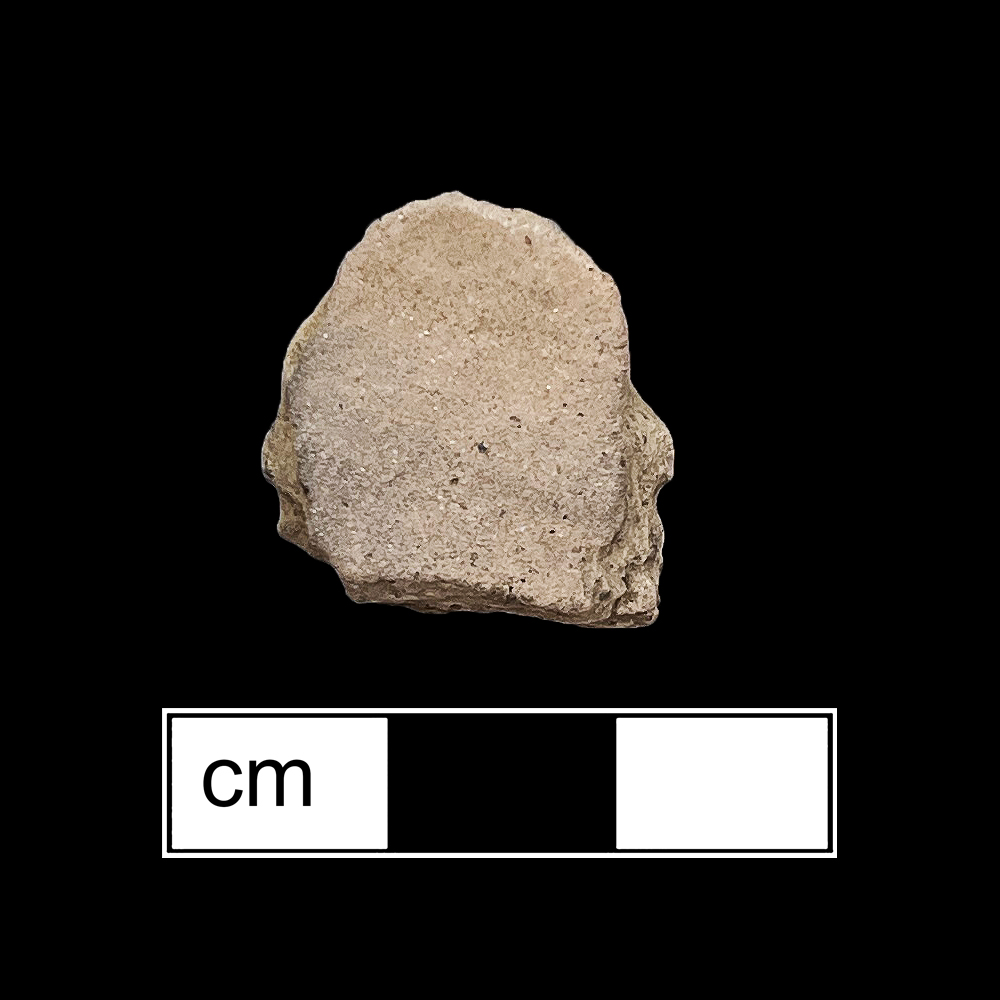 Image of ceramic, Temperless Tempered Body with Plain/Smoothed Surface Treatment, Colonoware type, Undecorated