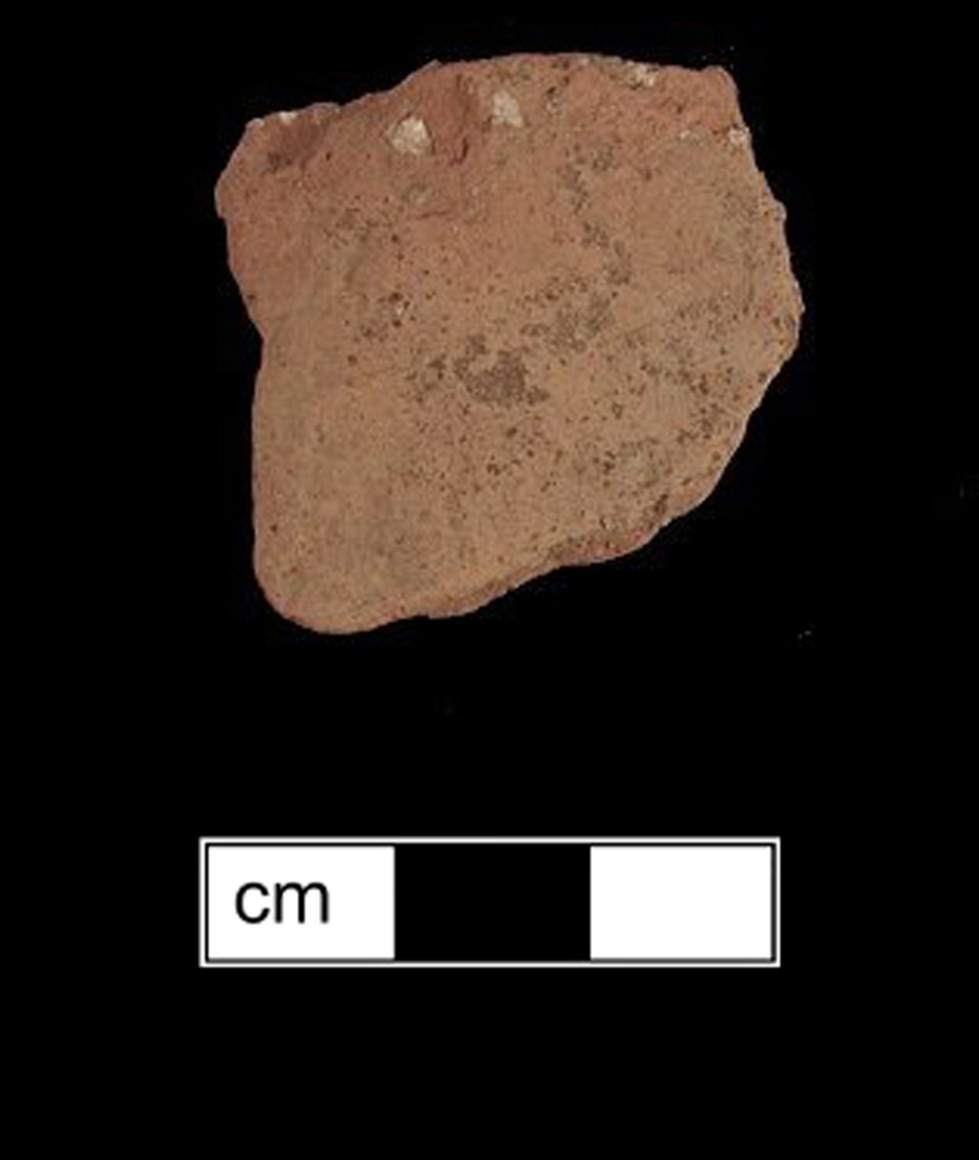 Image of ceramic, Crushed Quartz Tempered Body with Plain/Smoothed Surface Treatment, Shenk's Ferry type, Undecorated