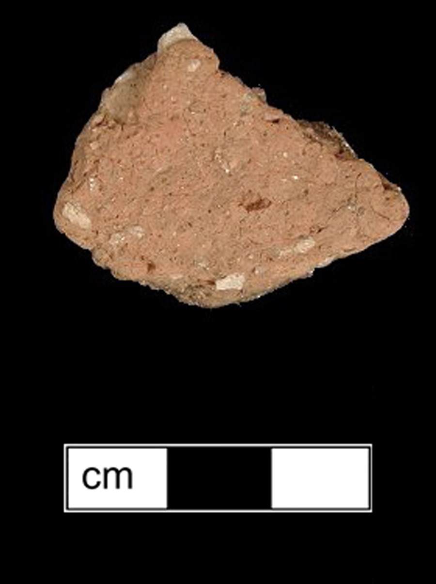 Image of ceramic, Crushed Quartz Tempered Body with Plain/Smoothed Surface Treatment, Wolfe Neck type, Undecorated
