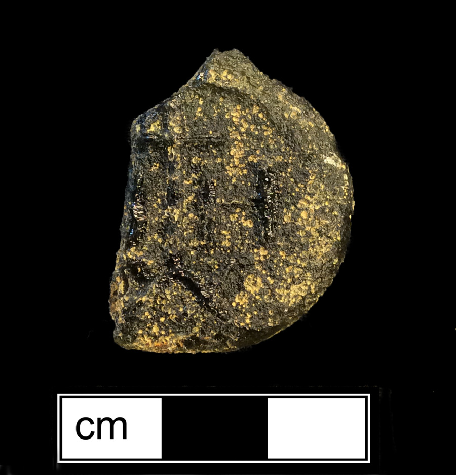 Image of colored glass bottle seal, Merchant-Style Mark.