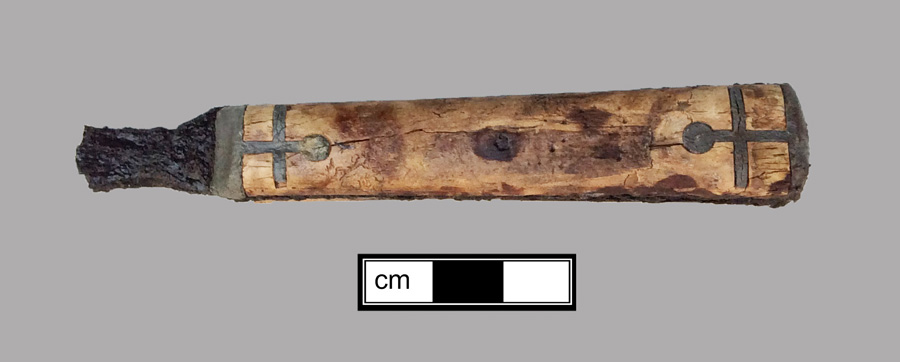 Image of iron fork, scale tang.