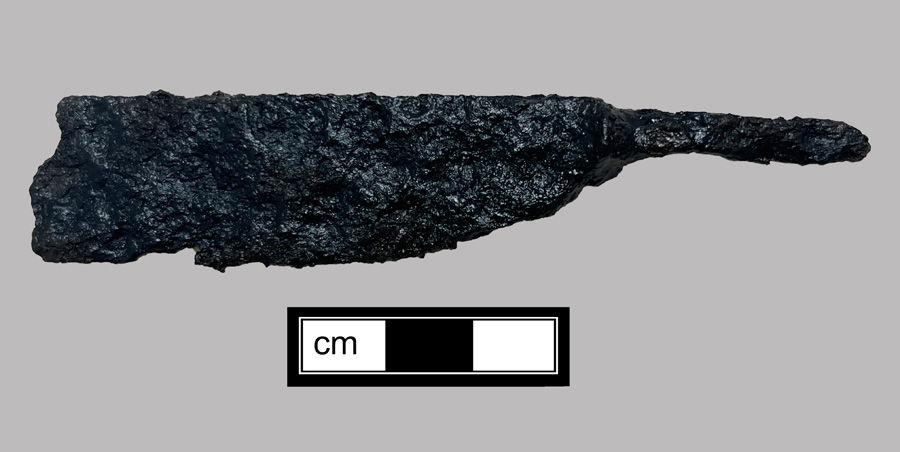 Image of iron knife.