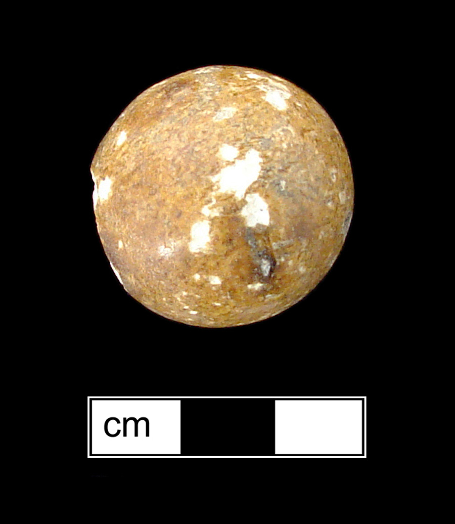 Image of stoneware marble, Bennington.