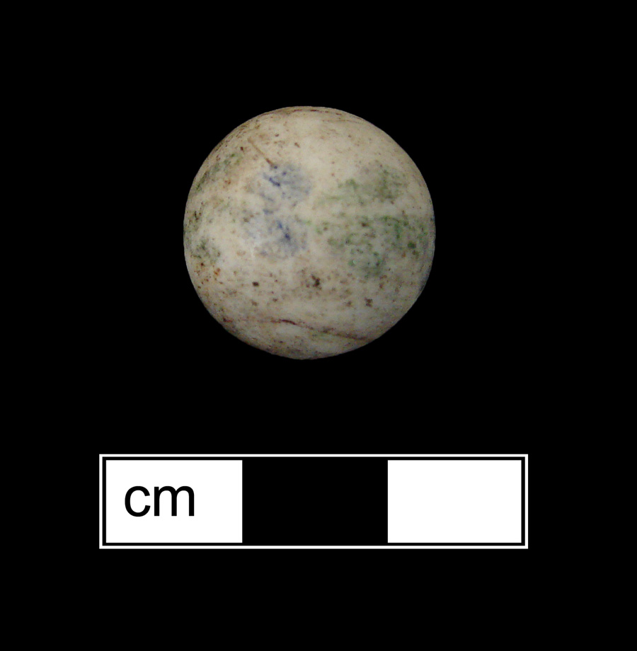 Image of unglazed porcelain marble.