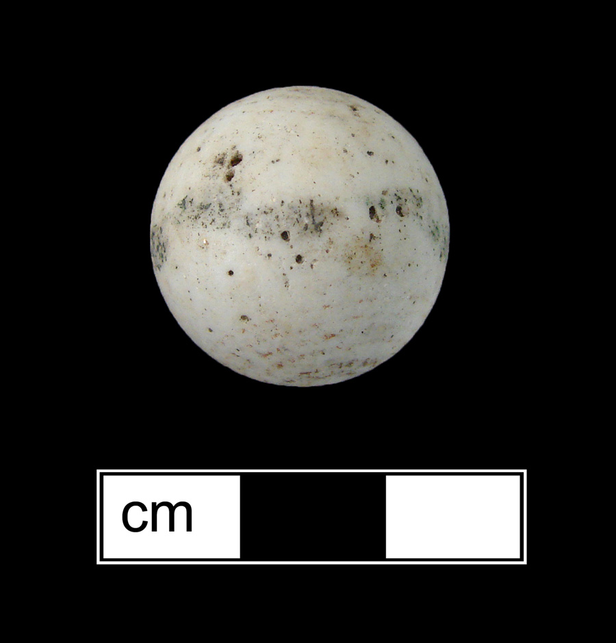 Image of unglazed porcelain marble.