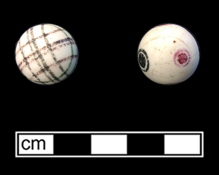 Image of unglazed porcelain marble.