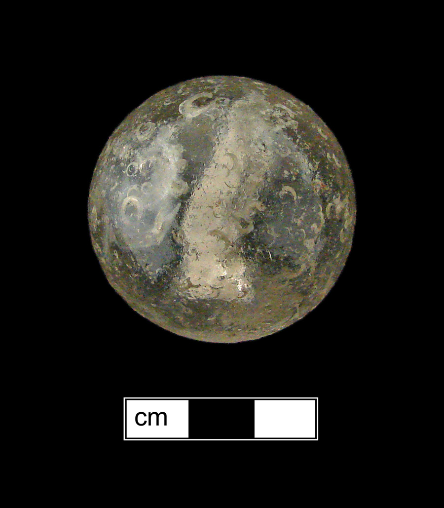 Image of glass sulphide marble.