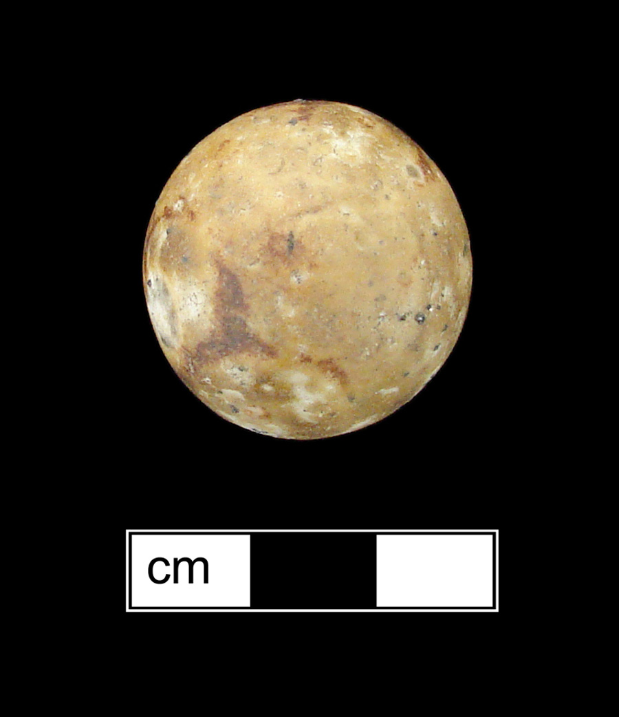 Image of stoneware marble, Bennington.