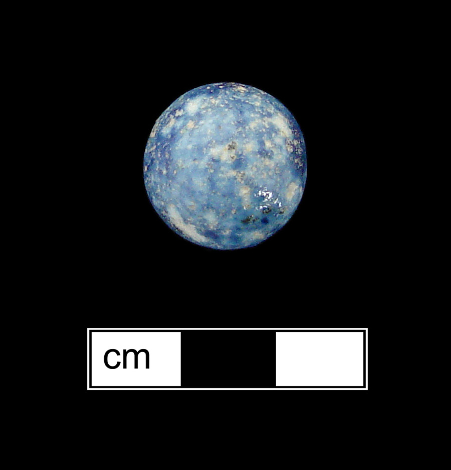 Image of stoneware marble, Bennington.