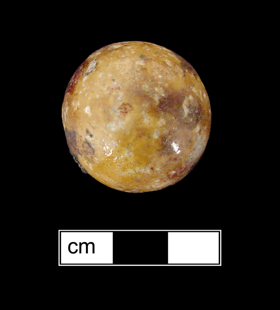 Image of stoneware marble, Bennington.
