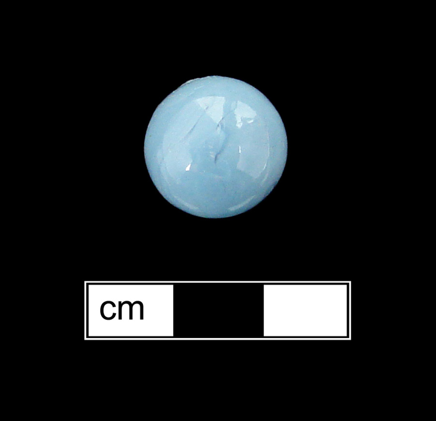 Image of machine made glass marble.