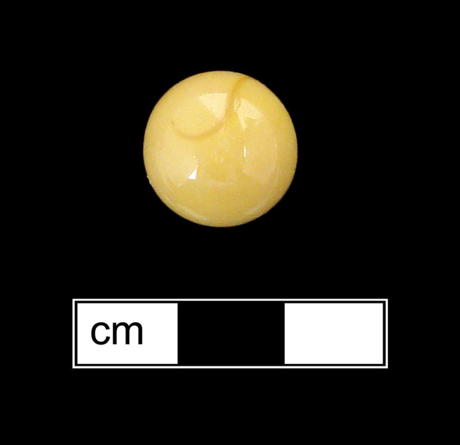 Image of machine made glass marble.