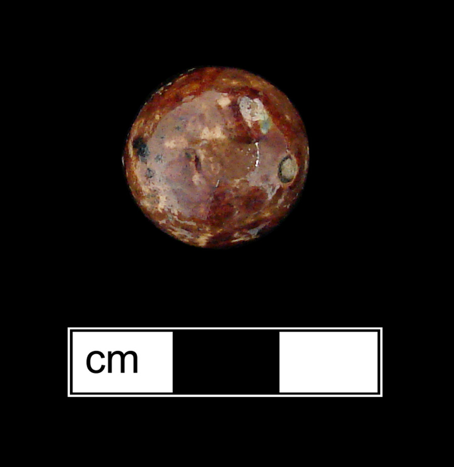 Image of stoneware marble, Bennington.