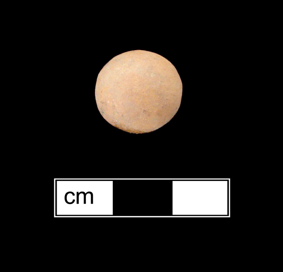 Image of unglazed earthenware marble.