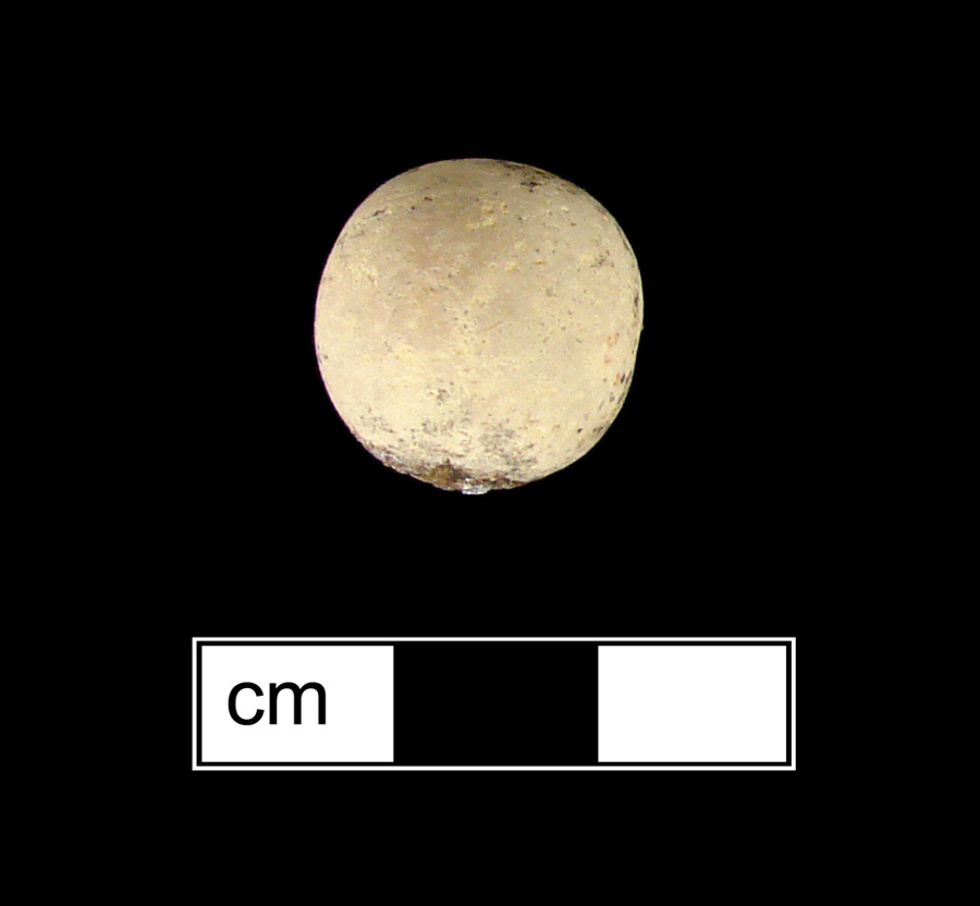 Image of unglazed earthenware marble.