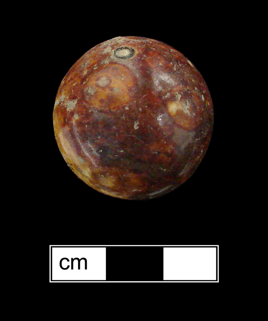 Image of stoneware marble, Bennington.