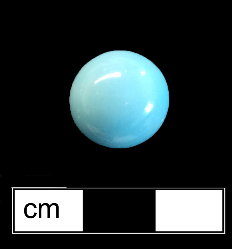 Image of machine made glass marble.