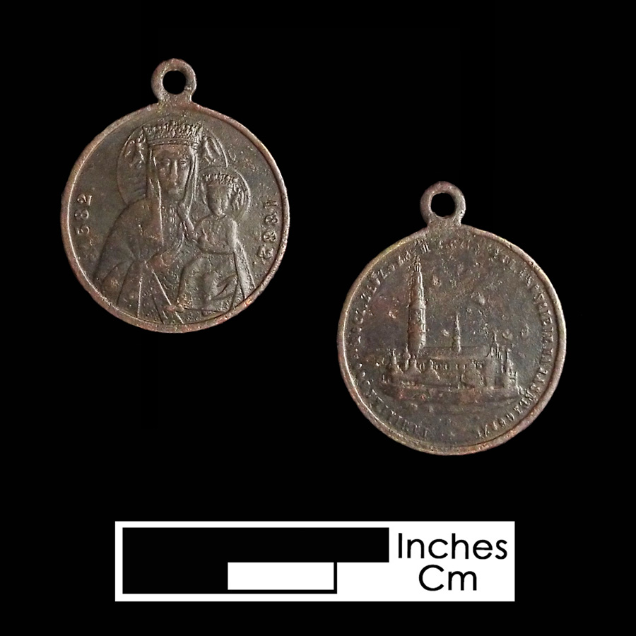Image of religious artifact, Religious Medal.