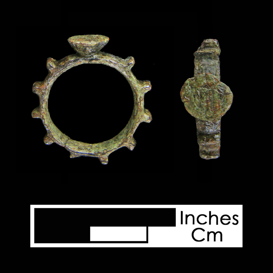 Image of religious artifact, Decade Ring.