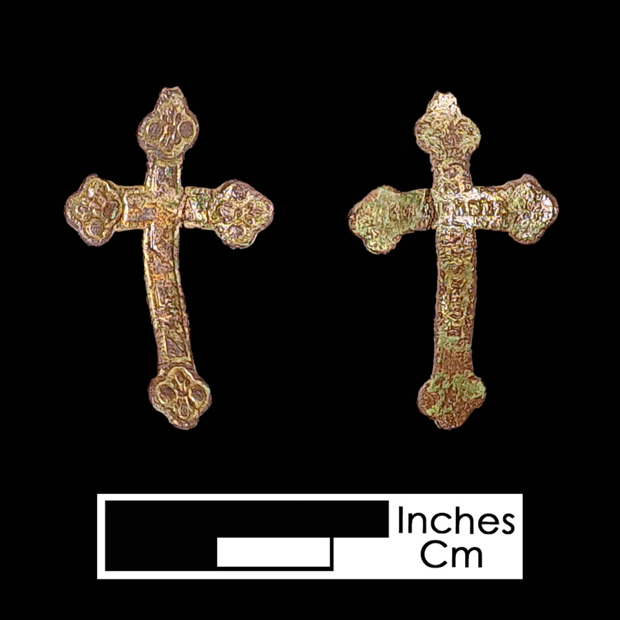 Image of religious artifact, Cross Pendant.