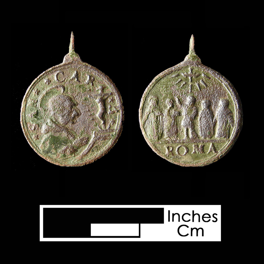 Image of religious artifact, Saint Related Medal.