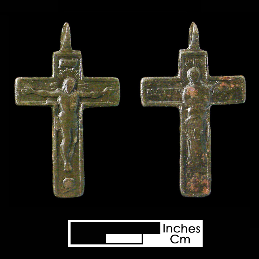 Image of religious artifact, Crucifix Pendant.