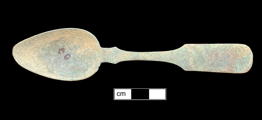 Image of copper alloy spoon, Fiddle.