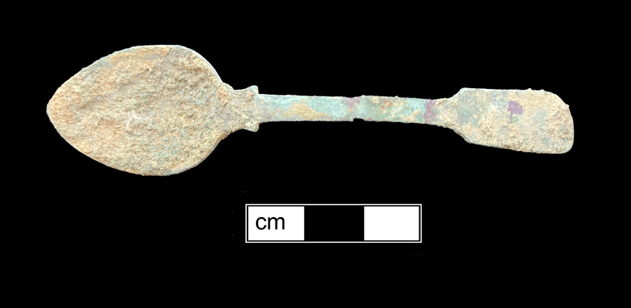 Image of copper alloy spoon, Fiddle.