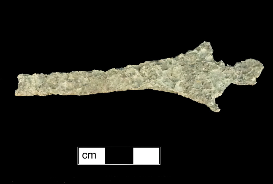Image of pewter spoon, Trefid.