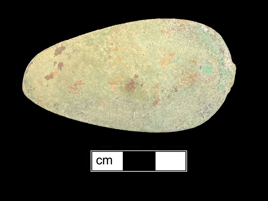 Image of copper alloy spoon.