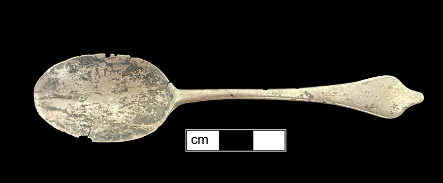 Image of silver spoon, Dognose or Shield Top.