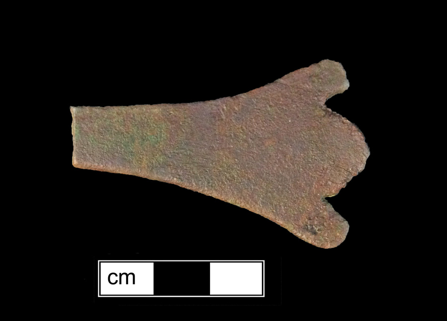 Image of pewter spoon, Trefid.