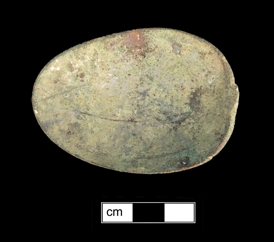 Image of copper alloy spoon.