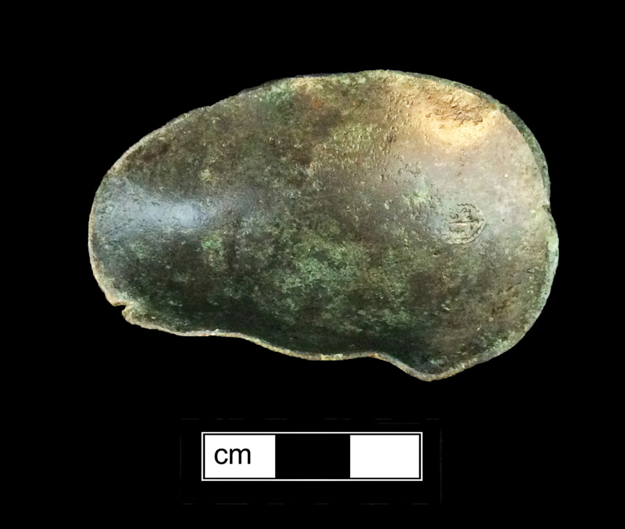 Image of copper alloy spoon.