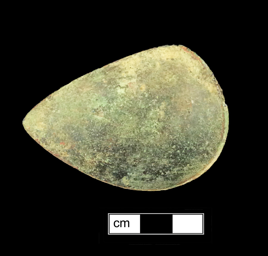 Image of copper alloy spoon.