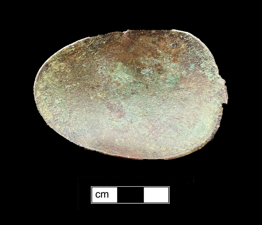 Image of copper alloy spoon.