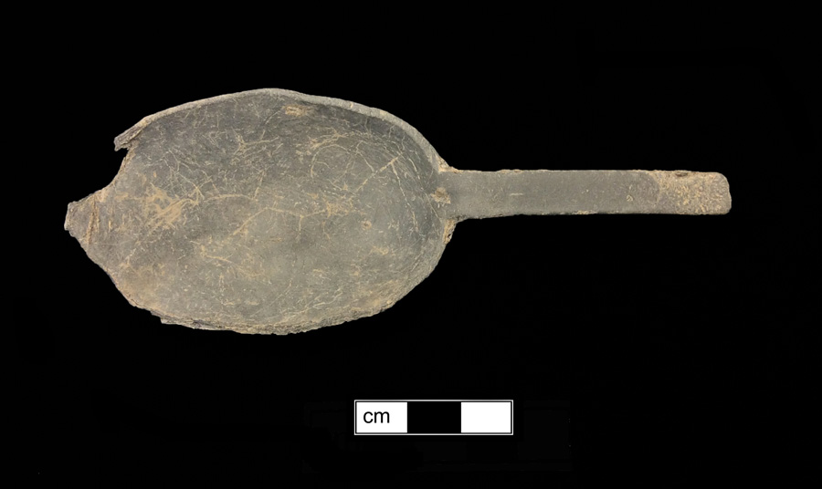 Image of pewter spoon.