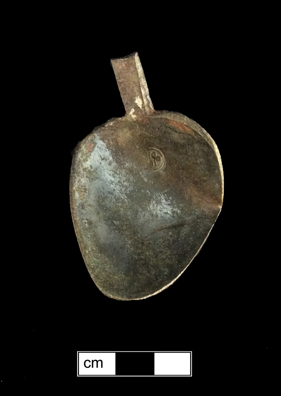 Image of copper alloy spoon.
