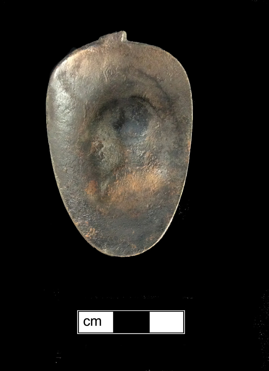 Image of copper alloy spoon.