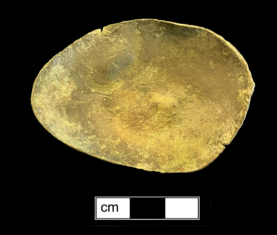 Image of copper alloy spoon.