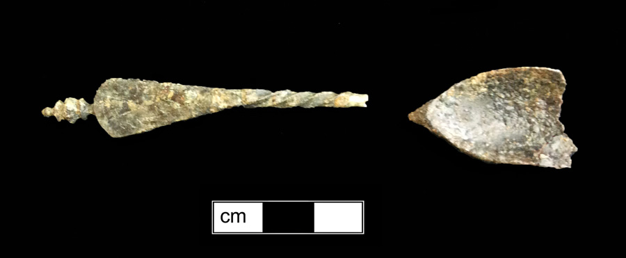 Image of copper alloy spoon, Mote spoon.