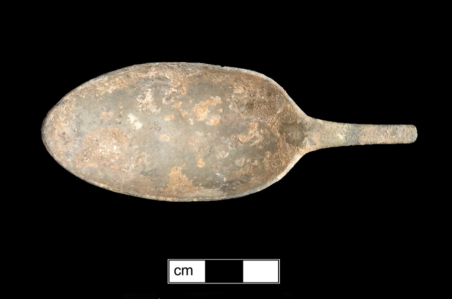 Image of pewter spoon.